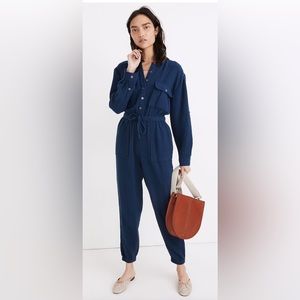 Madewell Lightspun Tapered-Leg Jumpsuit